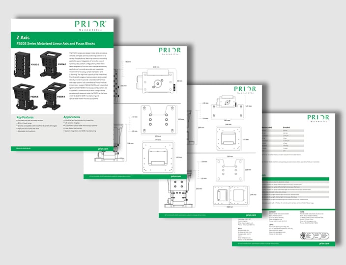 Example pages of datasheets available for download.